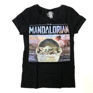 Star Wars The Mandalorian The Child aka Baby Yoda Black Tshirt New!